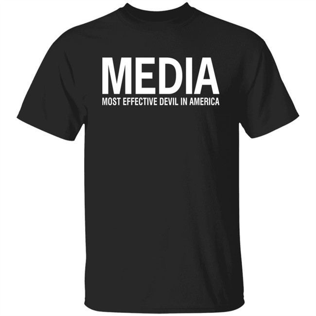Black Guns Matter Clothing Media Most Effective Devil In America Shirt
