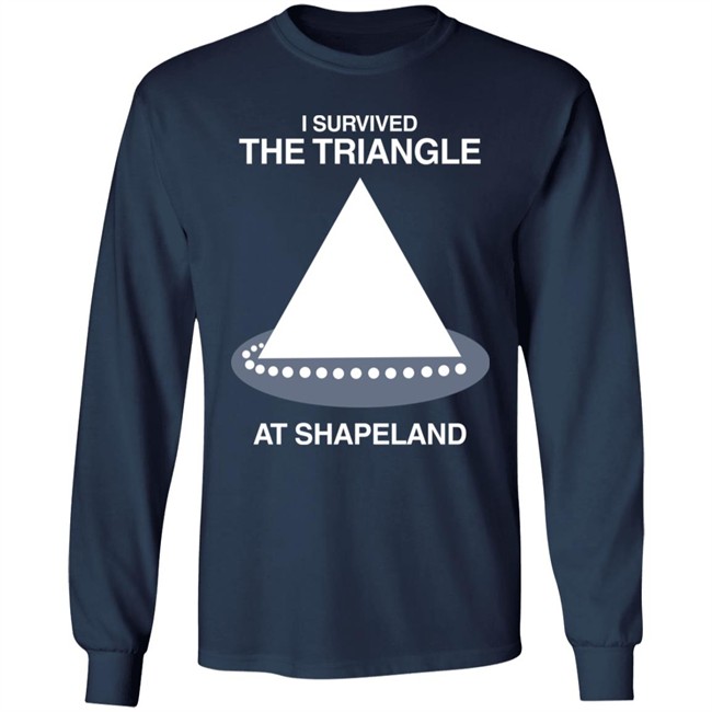 Len Testa I Survived The Triangle At Shapeland Shirt Len Testa I Survived The Triangle At Shapeland Shirt