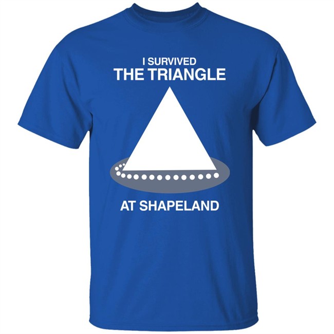 Len Testa I Survived The Triangle At Shapeland Shirt Len Testa I Survived The Triangle At Shapeland Shirt