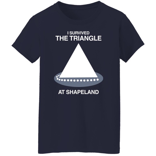 Len Testa I Survived The Triangle At Shapeland Shirt Len Testa I Survived The Triangle At Shapeland Shirt