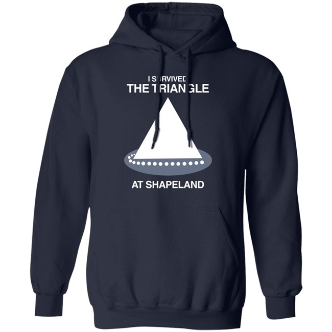 Len Testa I Survived The Triangle At Shapeland Shirt Len Testa I Survived The Triangle At Shapeland Shirt