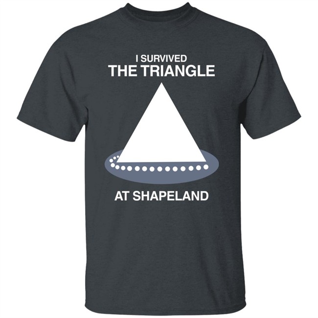 Len Testa I Survived The Triangle At Shapeland Shirt Len Testa I Survived The Triangle At Shapeland Shirt