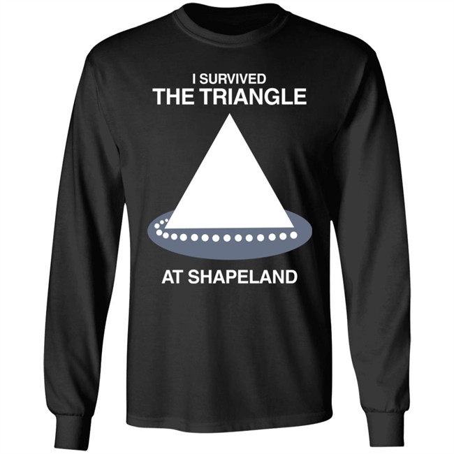 Len Testa I Survived The Triangle At Shapeland Shirt Len Testa I Survived The Triangle At Shapeland Shirt