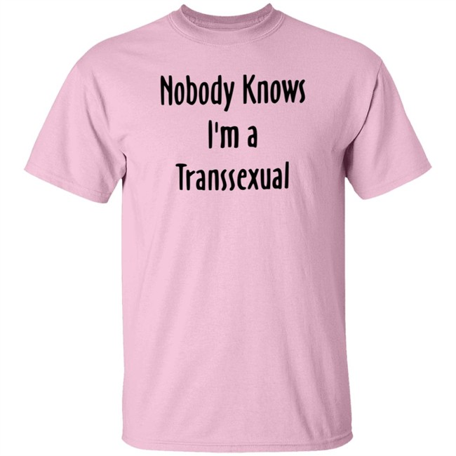 Julia Rides Bikes Nobody Knows I'm A Transsexual Shirt