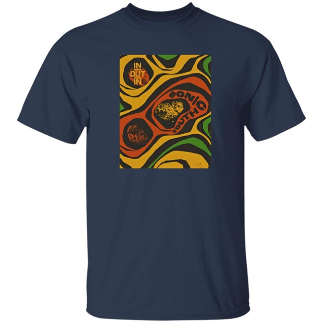 Sonic Youth Merch Spiral Shirt In Out In Shirt