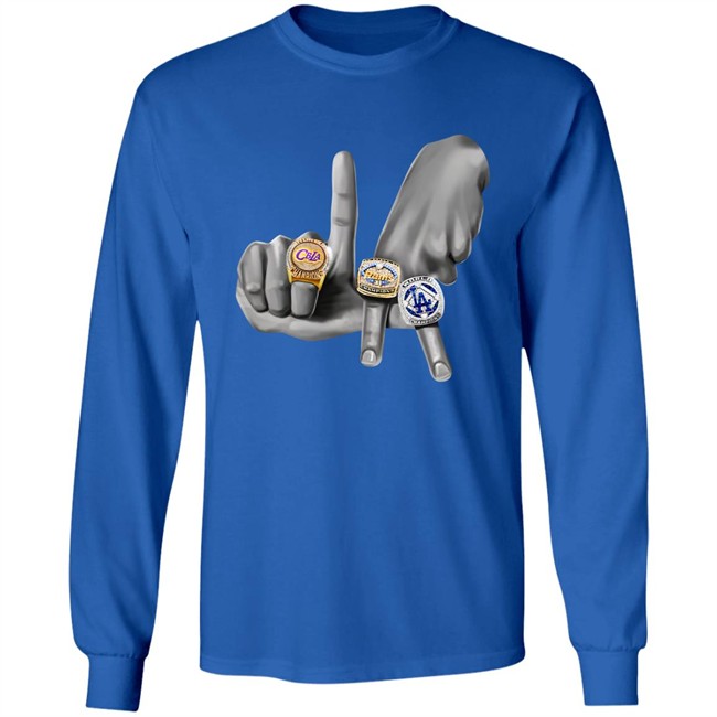Can't Beat LA Store LA Rings Hands Shirt Can't Beat LA Store LA Rings Hands Shirt