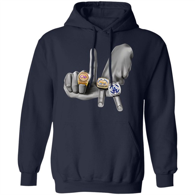 Can't Beat LA Store LA Rings Hands Shirt Can't Beat LA Store LA Rings Hands Shirt