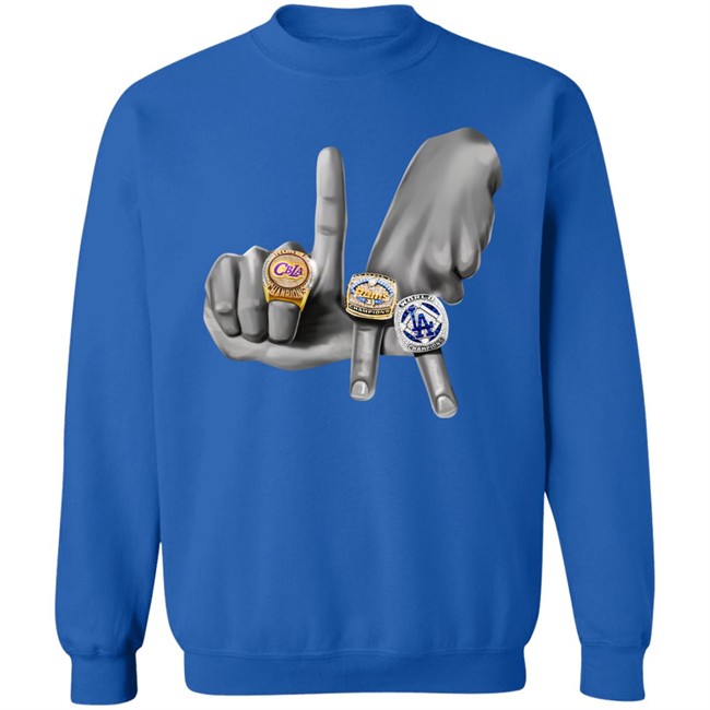 Can't Beat LA Store LA Rings Hands Shirt Can't Beat LA Store LA Rings Hands Shirt