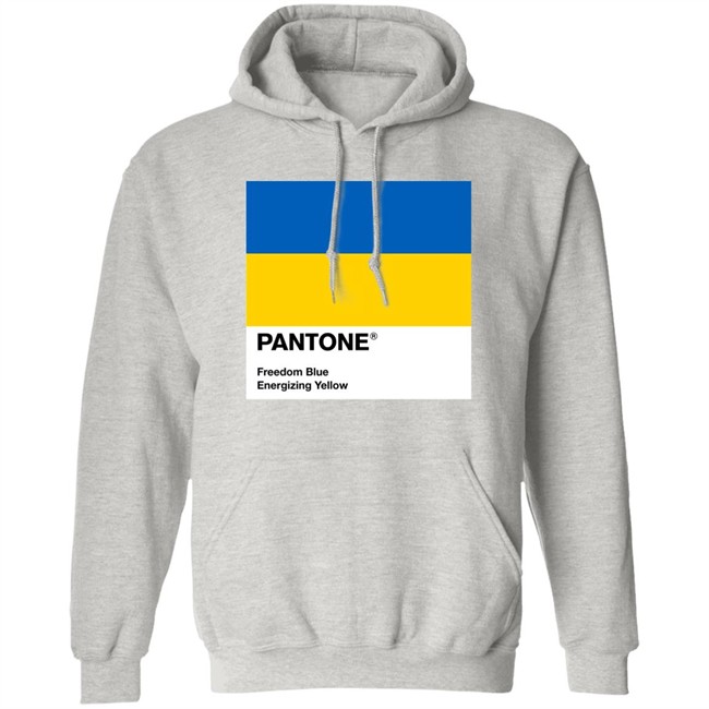 Pantone Freedom Blue Energizing Yellow Shirt Pantone Freedom Blue Energizing Yellow Shirt