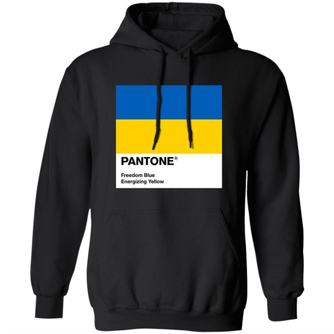 Pantone Freedom Blue Energizing Yellow Shirt Pantone Freedom Blue Energizing Yellow Shirt