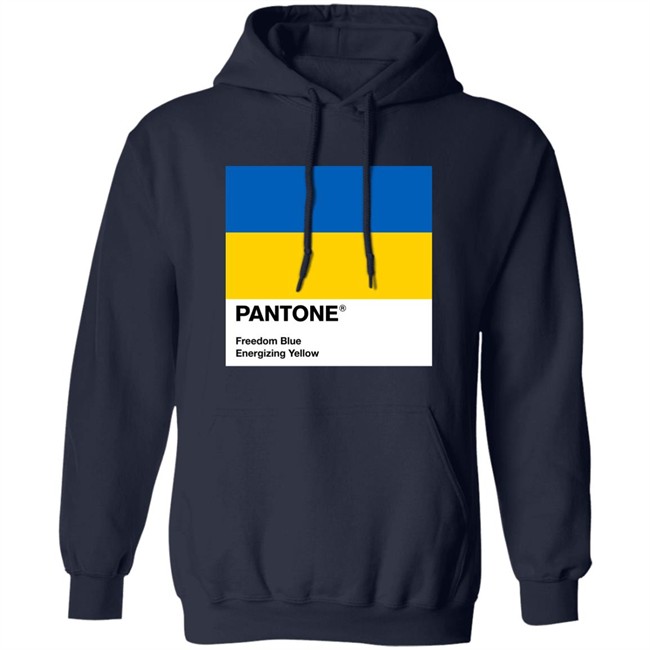 Pantone Freedom Blue Energizing Yellow Shirt Pantone Freedom Blue Energizing Yellow Shirt