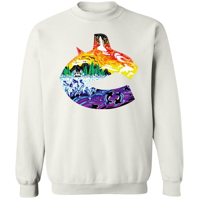 Vancouver Canucks Pride Orca Tee Shirt Vanbase Merch Flyerswitch Vancouver Canucks Pride Orca Tee Shirt Vanbase Merch Flyerswitch
