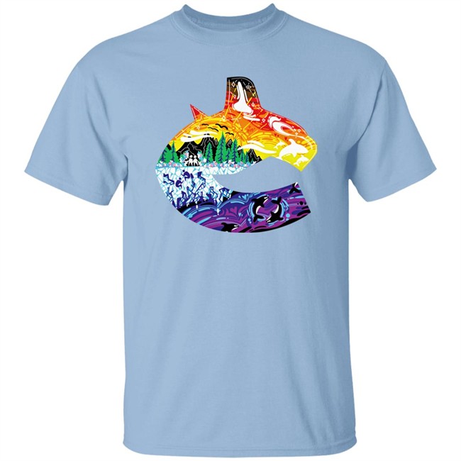 Vancouver Canucks Pride Orca Tee Shirt Vanbase Merch Flyerswitch Vancouver Canucks Pride Orca Tee Shirt Vanbase Merch Flyerswitch