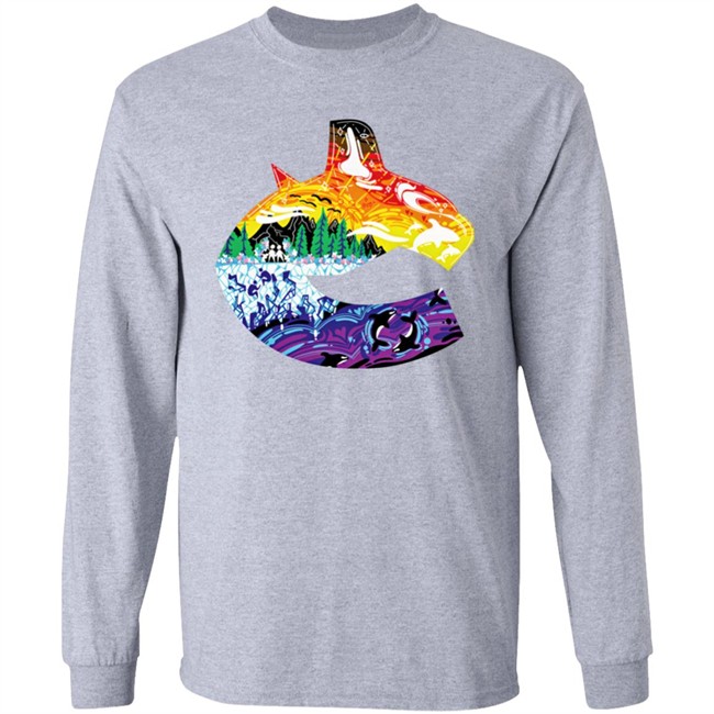 Vancouver Canucks Pride Orca Tee Shirt Vanbase Merch Flyerswitch Vancouver Canucks Pride Orca Tee Shirt Vanbase Merch Flyerswitch