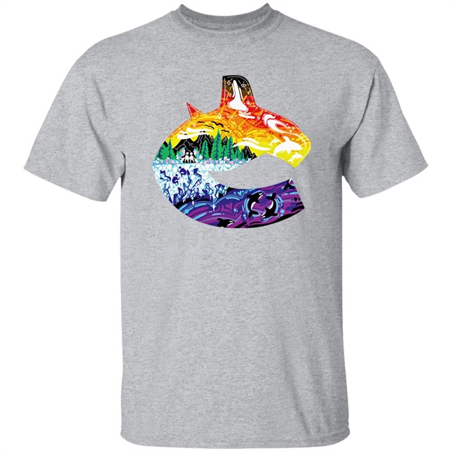 Vancouver Canucks Pride Orca Tee Shirt Vanbase Merch Flyerswitch Vancouver Canucks Pride Orca Tee Shirt Vanbase Merch Flyerswitch