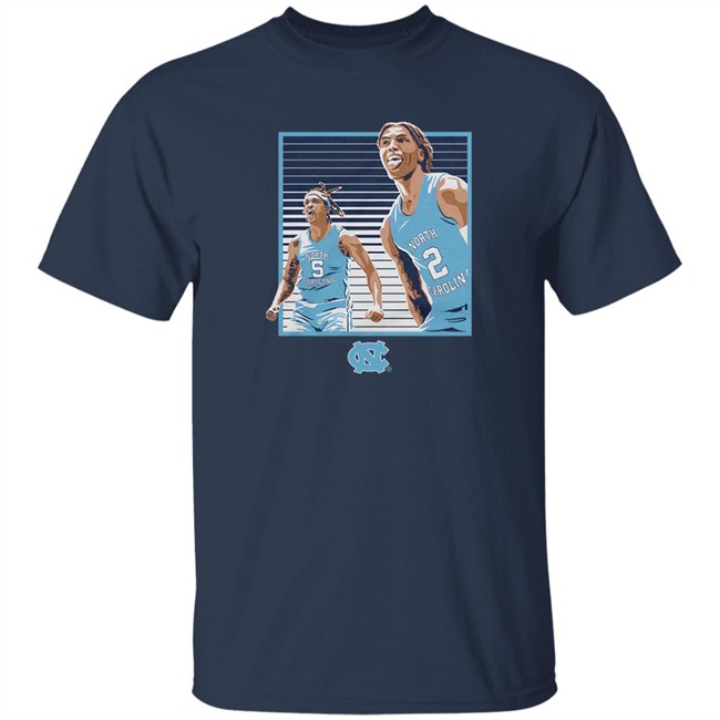 North Carolina Tar Heels Unc Basketball Armando Bacot And Caleb Love Frame It Shirt BreakingT Amy Puryear