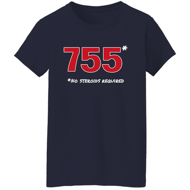Super 70S Sports Merch Store 755 No Steroids Required Shirt Super 70S Sports Merch Store 755 No Steroids Required Shirt