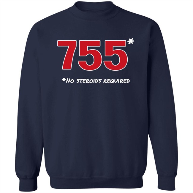 Super 70S Sports Merch Store 755 No Steroids Required Shirt Super 70S Sports Merch Store 755 No Steroids Required Shirt