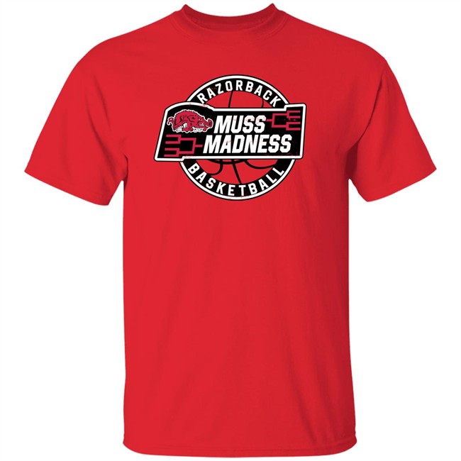 Daniel Gafford Razorback Muss Madness Basketball Shirt Eric Musselman One Razorback Dan_G33