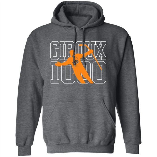 Claude Giroux Philadelphia Flyers Giroux 1000 Shirt Jamey Baskow Claude Giroux Philadelphia Flyers Giroux 1000 Shirt Jamey Baskow