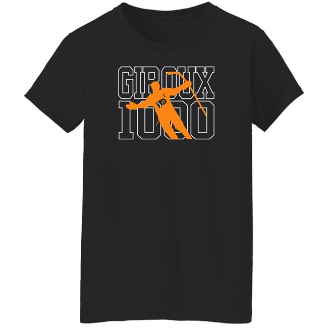 Claude Giroux Philadelphia Flyers Giroux 1000 Shirt Jamey Baskow Claude Giroux Philadelphia Flyers Giroux 1000 Shirt Jamey Baskow