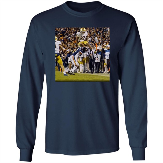 Aj Diggs 22 Logan Diggs Goirish Notre Dame Football Long Sleeve T Shirt Happy 2/22/22 Aj Diggs 22 Logan Diggs Goirish Notre Dame Football Long Sleeve T Shirt Happy 2/22/22