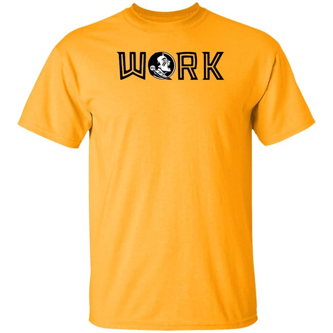 Mike Norvell Florida State Seminoles Work T Shirt Mike Norvell Florida State Seminoles Work T Shirt