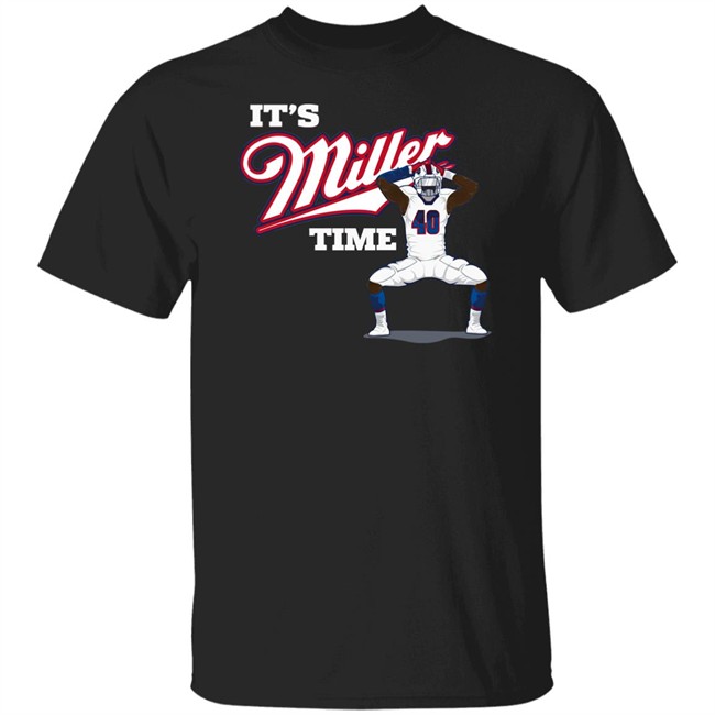 Ctwpod It's Von Miller Time Buffalo Bills Shirt Circling The Wagons