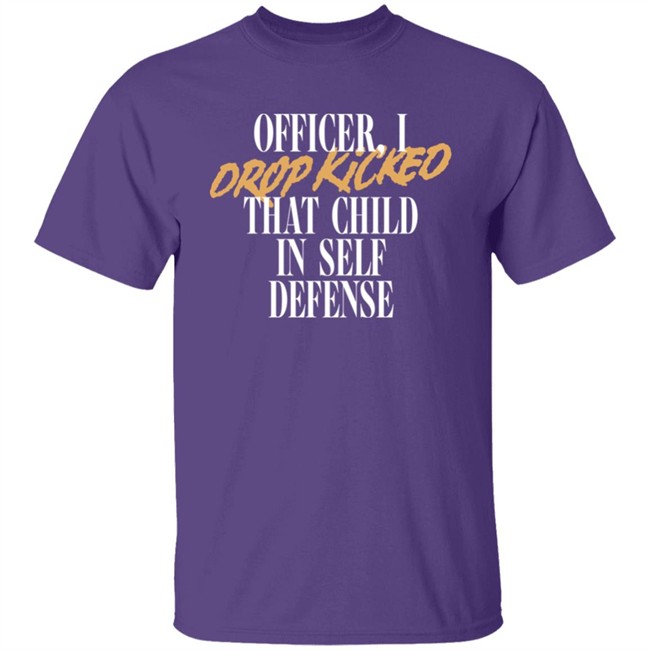 Technoblade Merch Store Self Defense Tee Shirt Officer I Drop Kicked That Child In Self Defense Shirt Technoblade Merch Store Self Defense Tee Shirt Officer I Drop Kicked That Child In Self Defense Shirt