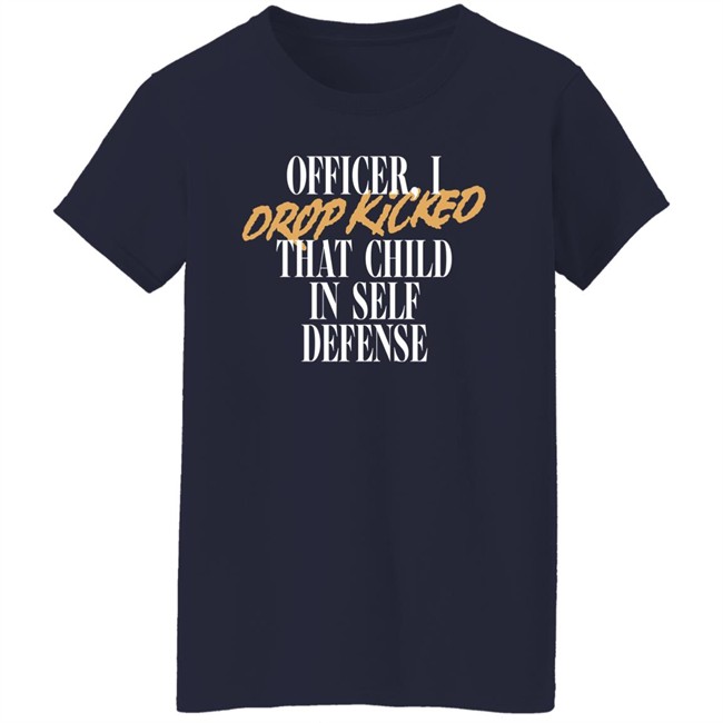 Technoblade Merch Store Self Defense Tee Shirt Officer I Drop Kicked That Child In Self Defense Shirt Technoblade Merch Store Self Defense Tee Shirt Officer I Drop Kicked That Child In Self Defense Shirt