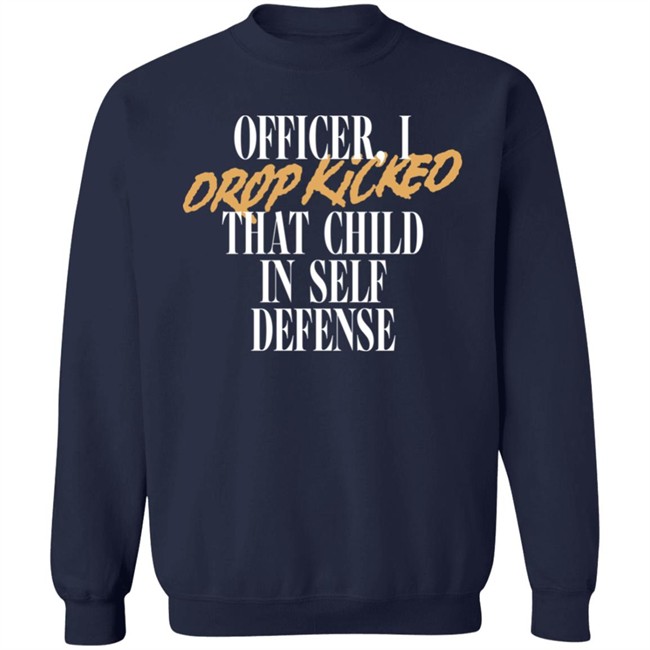 Technoblade Merch Store Self Defense Tee Shirt Officer I Drop Kicked That Child In Self Defense Shirt Technoblade Merch Store Self Defense Tee Shirt Officer I Drop Kicked That Child In Self Defense Shirt