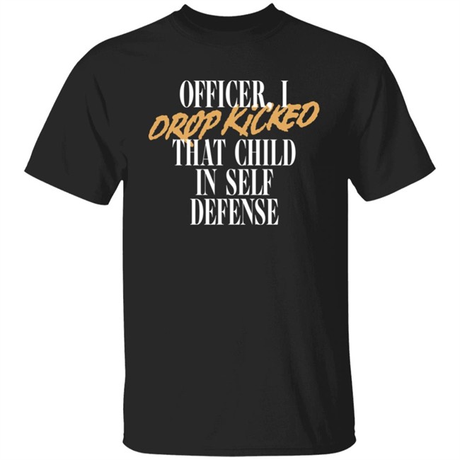 Technoblade Merch Store Self Defense Tee Shirt Officer I Drop Kicked That Child In Self Defense Shirt Technoblade Merch Store Self Defense Tee Shirt Officer I Drop Kicked That Child In Self Defense Shirt