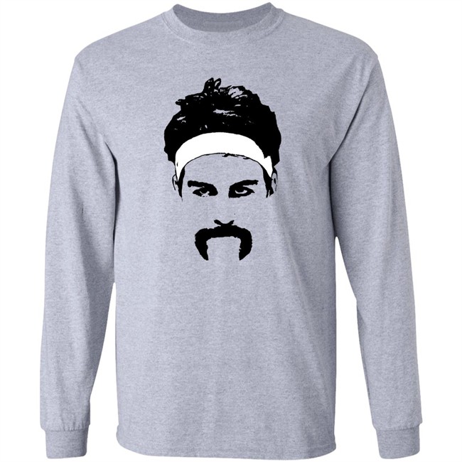 Drew Timme Mustache Big Head Silhouette Gonzaga Fan Shirt Drew Timme Mustache Big Head Silhouette Gonzaga Fan Shirt