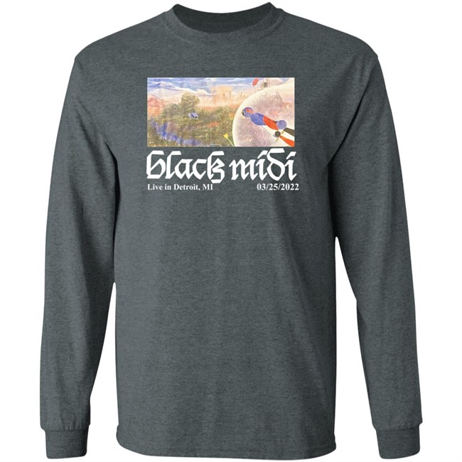 Black Midi Live In Detroit Mi 03 25 2022 Shirt Black Midi Live In Detroit Mi 03 25 2022 Shirt