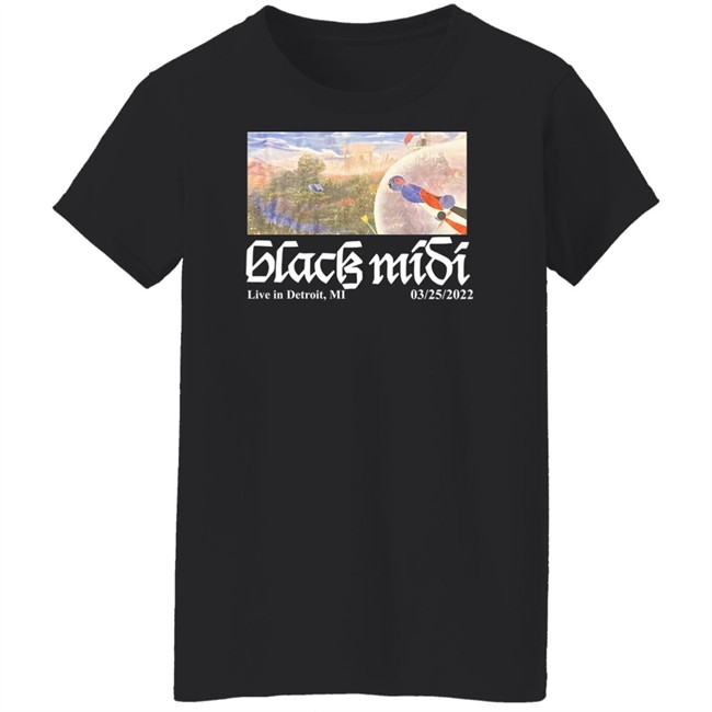 Black Midi Live In Detroit Mi 03 25 2022 Shirt Black Midi Live In Detroit Mi 03 25 2022 Shirt