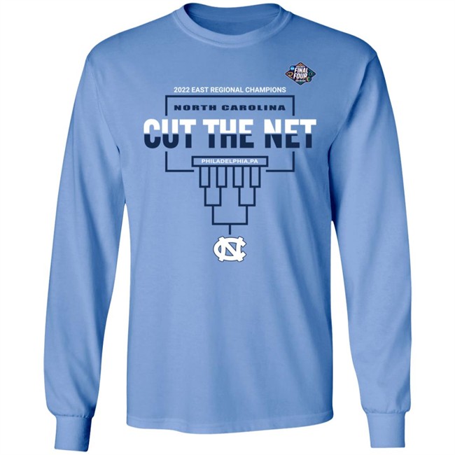 Unc Final Four Shirt 2022 East Regional Champions North Carolina Cut The Net Philadelphia,Pa Basketball Final Four TShirt Unc Final Four Shirt 2022 East Regional Champions North Carolina Cut The Net Philadelphia,Pa Basketball Final Four TShirt