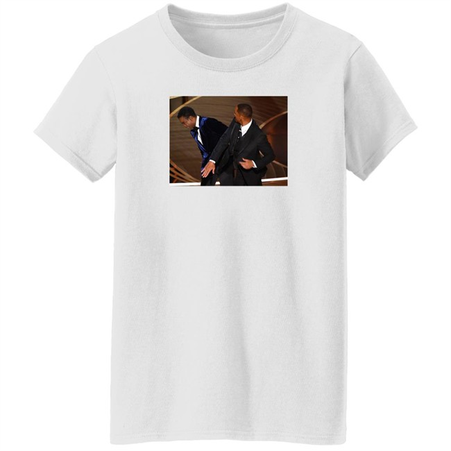 Will Smith Slaps Chris Rock T Shirt On Oscars Stage After Joke About Jada Pinkett Smith Will Smith Slaps Chris Rock T Shirt On Oscars Stage After Joke About Jada Pinkett Smith