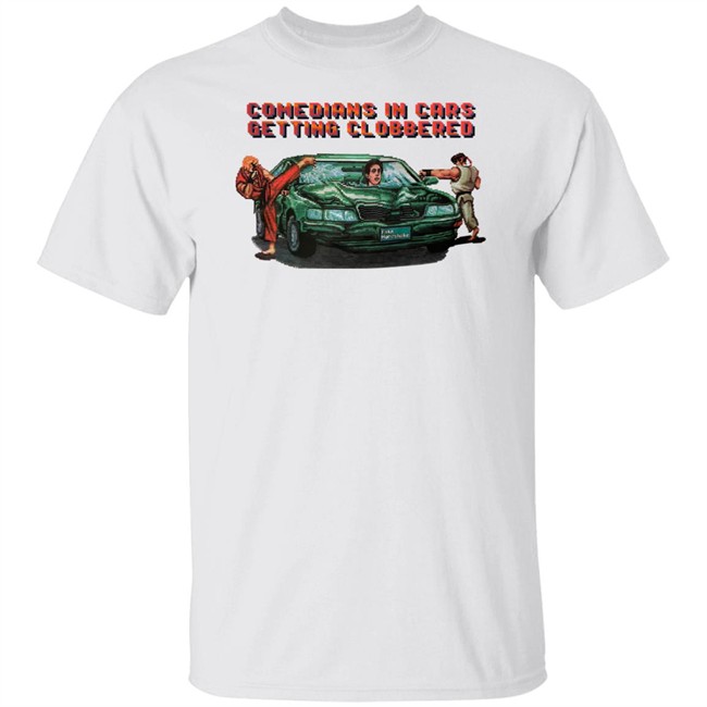 Marcella Arguello Comedians In Cars Getting Clobbered Shirt Fake Handshake Merch