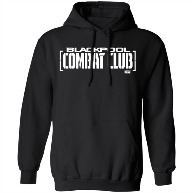 AEW Shop All Elite Wrestling Blackpool Combat Club Pullover Hoodie Sweatshirt