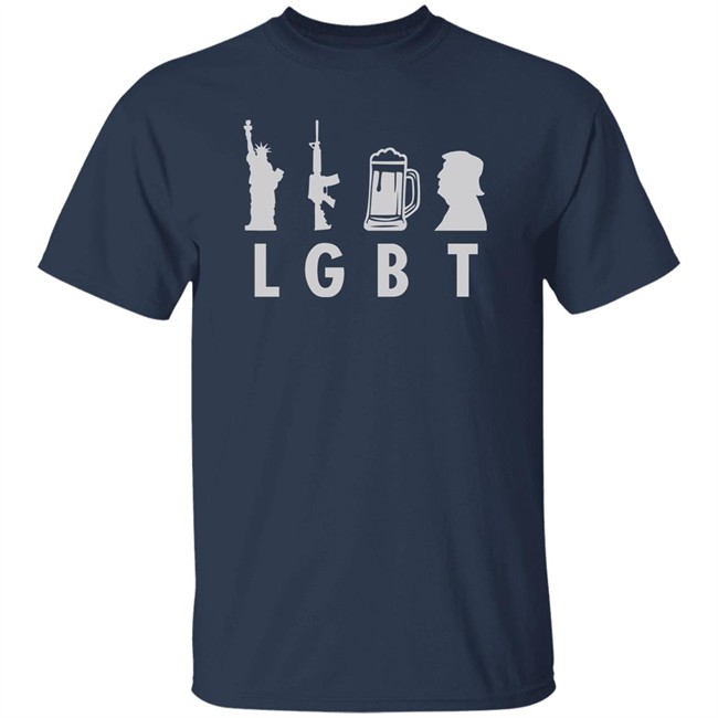 Lgbt Liberty Guns Beer And Trump Shirt 53Pamela_H