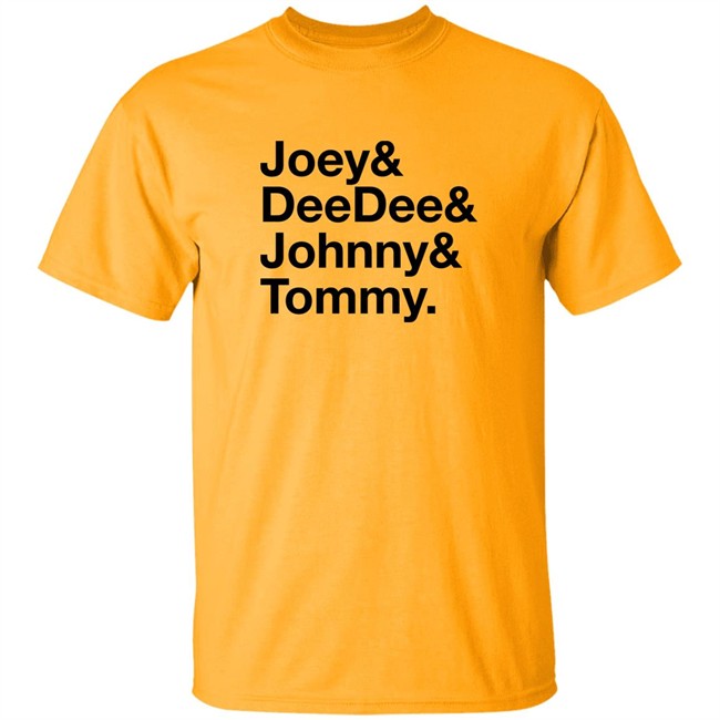 Joey& DeeDee& Johnny& Tommy Shirt Experimental Jetset Joey& DeeDee& Johnny& Tommy Shirt Experimental Jetset