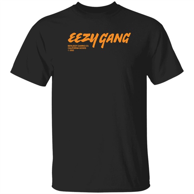 Eezygang Merch Eezy Gaming Co Tee Shirt Berleezy Gaming Co California Goods 2022