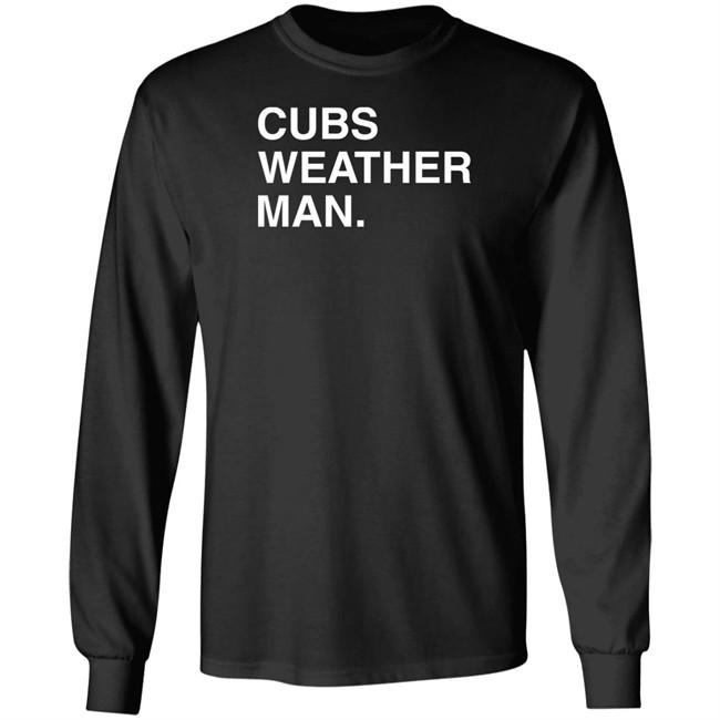 Obvious Shirts Cubs Weather Man T Shirt Obvious Shirts Cubs Weather Man T Shirt