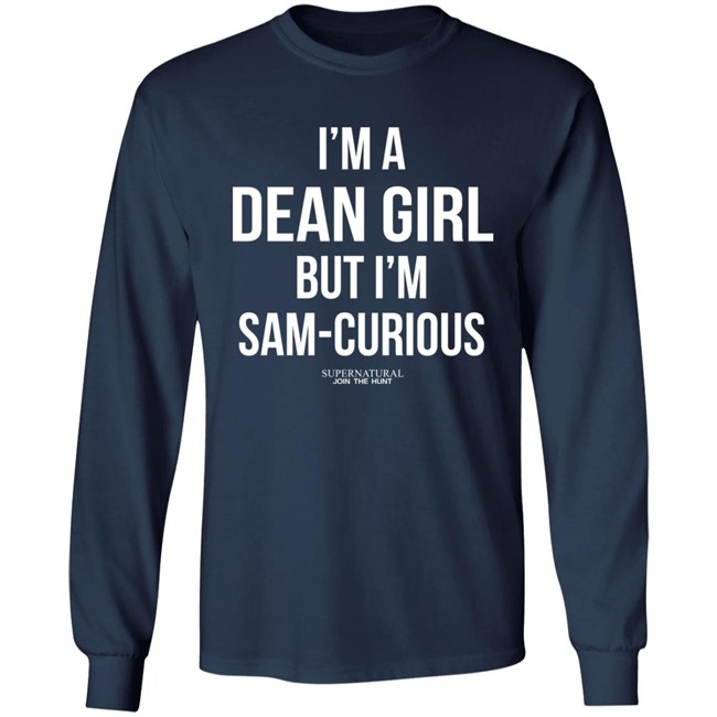 Ashley Michelle I'm A Dean Girl But I'm Sam Curious Supernatural Join The Hunt Shirt Ashley Michelle I'm A Dean Girl But I'm Sam Curious Supernatural Join The Hunt Shirt