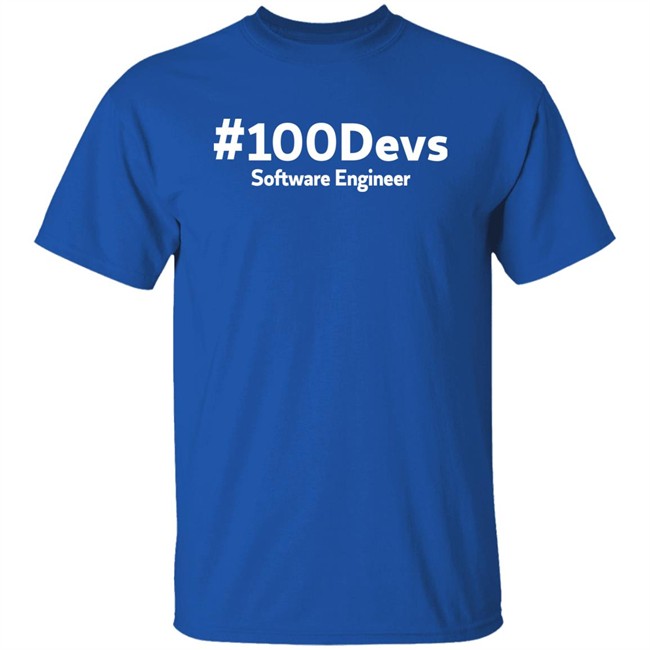 #100Devs Software Engineer Shirt Ashley Dunnaway #100Devs Software Engineer Shirt Ashley Dunnaway
