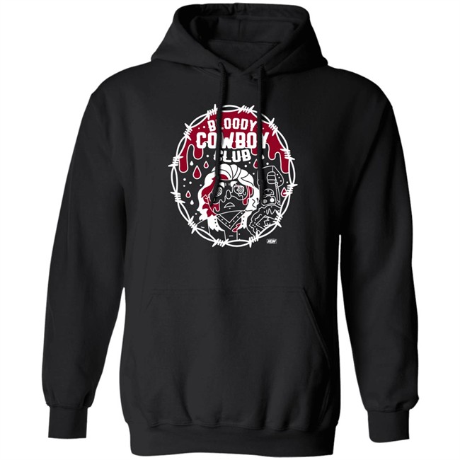 All Elite Wrestling Hangman Adam Page Merchandise Bloody Cowboy Club T Shirt All Elite Wrestling Hangman Adam Page Merchandise Bloody Cowboy Club T Shirt
