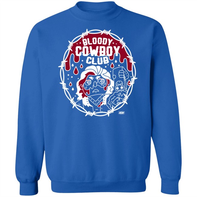 All Elite Wrestling Hangman Adam Page Merchandise Bloody Cowboy Club T Shirt All Elite Wrestling Hangman Adam Page Merchandise Bloody Cowboy Club T Shirt