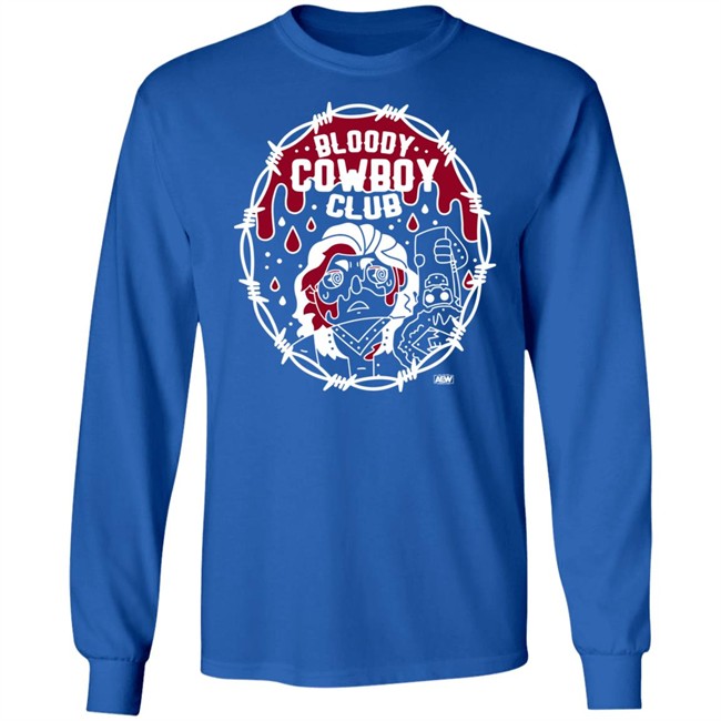 All Elite Wrestling Hangman Adam Page Merchandise Bloody Cowboy Club T Shirt All Elite Wrestling Hangman Adam Page Merchandise Bloody Cowboy Club T Shirt