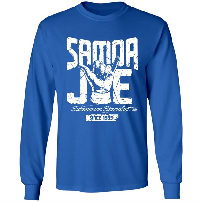 AEW Shop All Elite Wrestling Samoa Joe Submission Specialist Since 1999 Shirt AEW Shop All Elite Wrestling Samoa Joe Submission Specialist Since 1999 Shirt