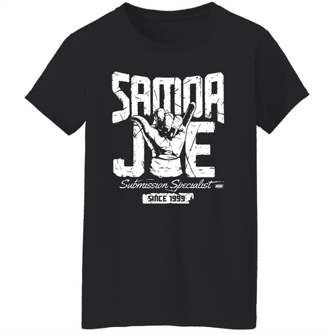 AEW Shop All Elite Wrestling Samoa Joe Submission Specialist Since 1999 Shirt AEW Shop All Elite Wrestling Samoa Joe Submission Specialist Since 1999 Shirt